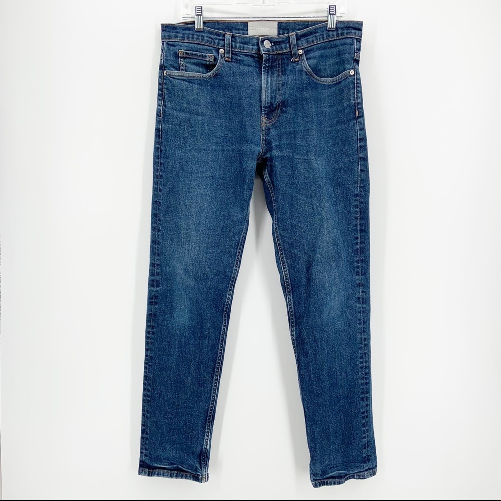 Everlane Men's Skinny Jeans - Dark Blue